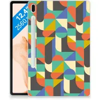 B2Ctelecom Samsung Galaxy Tab S7FE Hippe Hoes Funky Retro