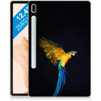 B2Ctelecom Samsung Galaxy Tab S7FE Back Case Papegaai