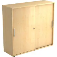Hjh OFFICE PRO BETA 1753S - Esdoorn Hoogte van de map | 3 OH Schuifwandkast Rail handvat (kunststof)