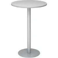 Hjh OFFICE PRO BISTRO H80R S - Systeem conferentietafel Grijs Zilver Ø 80