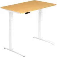 Hjh OFFICE PRO XBHM 12 WW - Beuken 120x80 Tafelhoogte I Elektrisch in hoogte verstelbaar