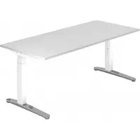 Hjh OFFICE PRO XTRA XB 19 WC - Wit 180 x 80 Tafelhoogte I In hoogte verstelbaar
