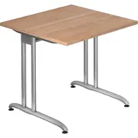 Hjh OFFICE PRO BELA 8 S - Walnoot 80 x 80