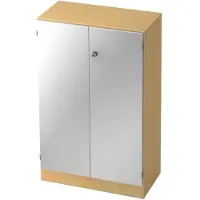 Hjh OFFICE PRO SIGNA K 6550 SG - Esdoorn/Zilver Hoogte van de map | 3 OH met knop (afsluitbaar) Kast