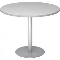 Hjh OFFICE PRO BISTRO F100R S - Systeem conferentietafel Grijs Zilver Ø 100