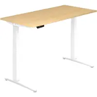 Hjh OFFICE PRO XBHM 16 WW - Esdoorn 160 x 80 Tafelhoogte I Elektrisch in hoogte verstelbaar