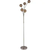 LumenXL Moderne staande lamp Claire 5-lichts in goud