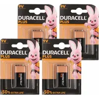 Duracell 4x stuks V9 Plus batterij alkaline - Lr61 - Batterijen pack - Blokbatterijen