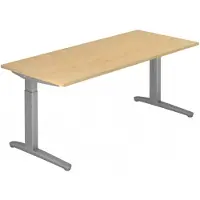 Hjh OFFICE PRO XTRA XB 19 SS - Esdoorn 180 x 80 Tafelhoogte I In hoogte verstelbaar