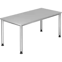 Hjh OFFICE PRO HILO 16 S - Grijs 160 x 80 Tafelhoogte I In hoogte verstelbaar