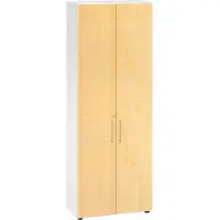 Hjh OFFICE PRO BETA 9 | Kast met deuren | 6 OH - Wit/Esdoorn