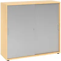 Hjh OFFICE PRO BETA 1753S - Esdoorn/Zilver Hoogte van de map | 3 OH Schuifwandkast