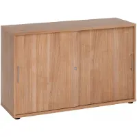 Hjh OFFICE PRO BETA 1752S - Hoogte van de map | 2 OH Schuifwandkast Walnoot/Walnoot