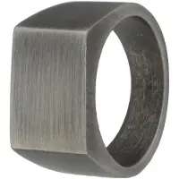 Lucardi Ring zilvergrijs