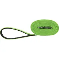 Trixie hondenriem sleeplijn singelband zwart 20mm x 15 mtr