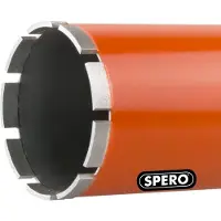Spero 96mm Beton Diamantboor Dunwandig R1/2 - Nat gebruik - lengte 400mm - S800696