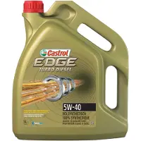 Castrol 1535BF Edge Turbo Diesel 5W-40 motorolie - voorkomt afzettingen - 5 L
