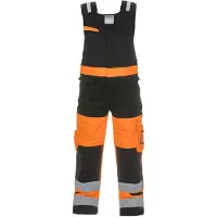 Hydrowear Holland En20471 Bodybroek Fluor Oranje/Zwart maat 48 heren