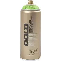 Montana Cans Montana GOLD 400 ml Color Shock Groen Licht Spuitverf MXG-S6000