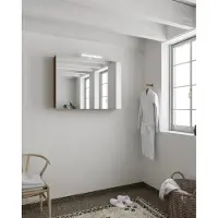 Mondiaz Cubb spiegelkast 100x70x16cm rust met 2 deuren