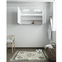 Mondiaz Cubb spiegelkast 120x70x16cm cale met 2 deuren