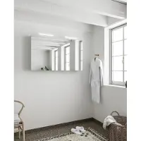 Mondiaz Cubb spiegelkast 120x70x16cm greey met 2 deuren