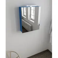 Mondiaz Cubb spiegelkast 60x70x16cm jeans met 1 deur
