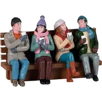 Lemax Kerstdorpminiatuur Coffee And Friends (koffie En Vrienden) 8,5 X 4 X 5,5 Cm