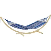Amazonas Hangmat StarSet Ocean - Hangmat met spreidstok Tonga met standaard