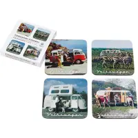 VW Collection Onderzetter Volkswagen bus T1 vintage 4 stuks