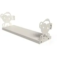 Gorillz Monkey - Kinderkamer - Accessoires - Boekenplank - Wit