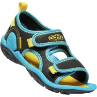 Keen Sandaal Kids Knotch Creek Open-Toe black Vivid Blue-Schoenmaat 34