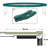 Berg Trampoline Rand Favorit 380 cm