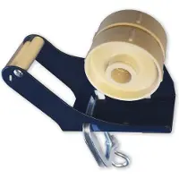 Kortpack - Tafelmodel tape-dispenser met klem voor 50mm brede tape - Kerndiameter: 76mm - Voor bevestiging op werkbank - (065.0518)