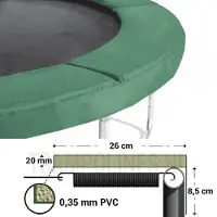Salta Trampoline Rand Groen 183 cm