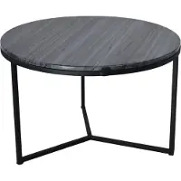 Loft42 Marble Round Bijzettafel Zwart - Metaal - Marmer - Ø60x38