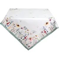 Clayre & Eef Groene Tafelkleed 150*150 cm FOB15