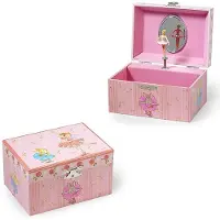 Simply For Kids Houten Juwelendoosje met Muziek - Elfje met Konijn - Ballerina