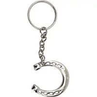 Horka Sleutelhanger Hoefijzer Zilver 3 Cm