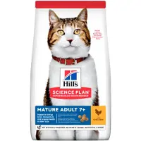 Hill's Pet Nutrition 4x Science Plan Kattenvoer Mature Adult Kip 3 Kg