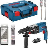 Bosch GBH 2-28 F Combihamer SDS-plus + snelspanboorkop in L-Boxx + accessoires - 0615990HG8