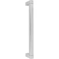 Formani Jan des Bouvrie Square JB320PS greep incl. doorgaande bevestiging - mat RVS
