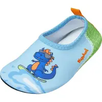 Playshoes Strand-/badschoen aqua / royal blue/koningsblauw / mandarijn / wit