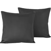 De Witte Lietaer Sierkussenhoes Olivia Ebony 40 x 40 cm (Set van 2)