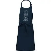 Kariban mijncadeautje - luxe keuken- barbecueschort - 10 kilo aangekomen - navy blauw