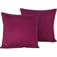 De Witte Lietaer Sierkussenhoes Olivia Beet Red 40 x 40 cm (Set van 2)