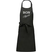 Kariban mijncadeautje - luxe keuken- barbecueschort - Bon Appetit - chique grijs