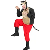 E-Carnavalskleding.nl Carnavalspak Boze wolf
