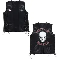 Widmann Bikervest Outlaw lederlook
