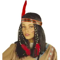 Widmann Carnavalsartikelen: Pruik, Indiaanse Cheyenne